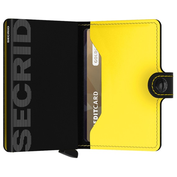Secrid MINIWALLET Matte Black & Yellow | Ref. 297.MM-P-Y Secrid MINIWALLET Matte Black & Yellow | Ref. 297.MM-P-Y