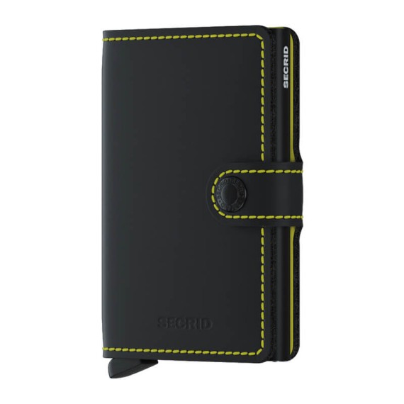 Secrid MINIWALLET Matte Black & Yellow | Ref. 297.MM-P-Y Secrid MINIWALLET Matte Black & Yellow | Ref. 297.MM-P-Y