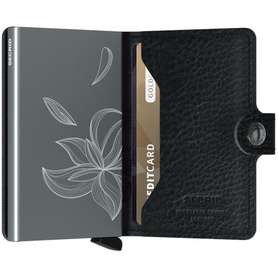 Secrid MINIWALLET Stitch Magnolia Black | Ref. 297.MST-MAG-P