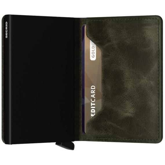 Secrid SLIMWALLET Vintage Olive-Black | Ref. 297.SV-OL-P Secrid SLIMWALLET Vintage Olive-Black | Ref. 297.SV-OL-P