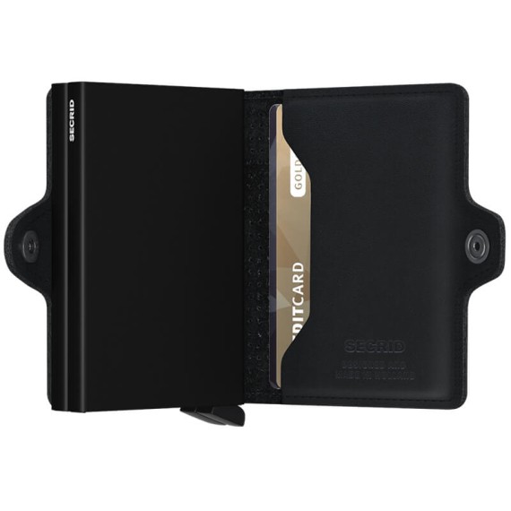 Secrid TWINWALLET Perforated Black - Ref. 297.TPF-P(1)