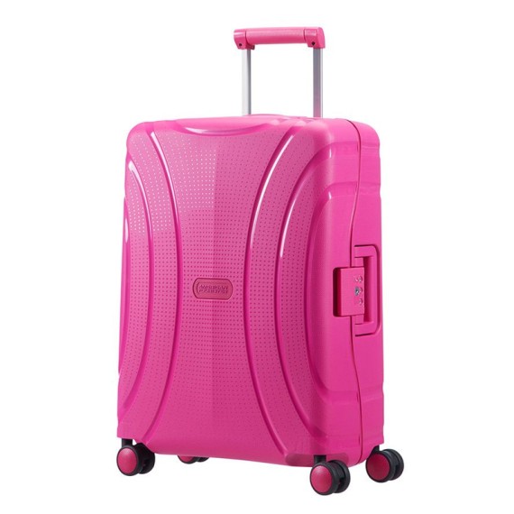 American Tourister Mala/Trolley de Cabine 55cm 4 Rodas Spinner LOCK' N' ROLL Rosa - Ref. 9206G00390