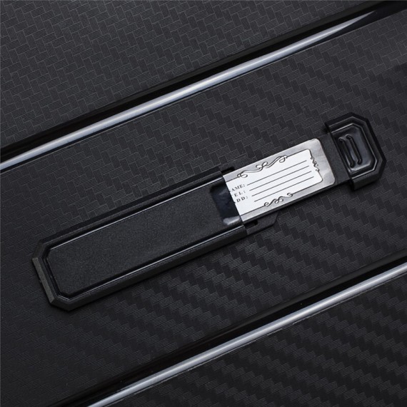 Jaslen Mala/Trolley de Cabine 54cm 4 Rodas Spinner DUBLIN Preto - Ref. 237.16100004A(2)