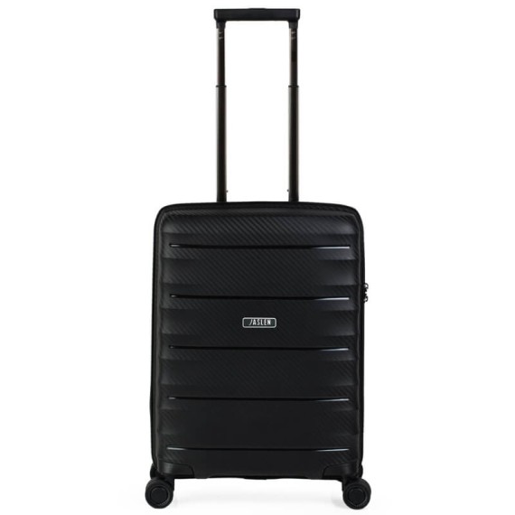Jaslen Mala/Trolley de Cabine 54cm 4 Rodas Spinner DUBLIN Preto - Ref. 237.16100004A(7)