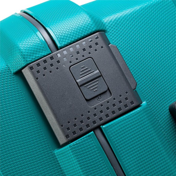 Jaslen Mala/Trolley de Viagem Média 64cm 4 Rodas Spinner LONDRES Turquesa - Ref. 237.16110002A(2)