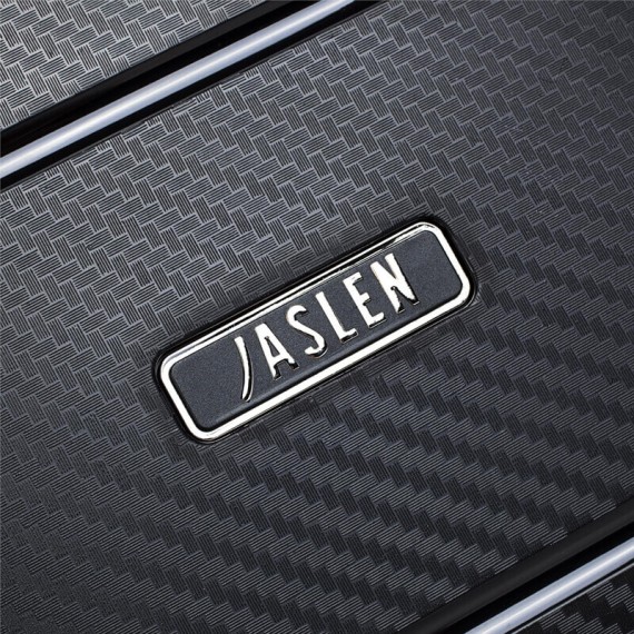 Jaslen Mala/Trolley de Viagem Médio 66cm 4 Rodas Spinner DUBLIN Preto - Ref. 237.16100004B(7)