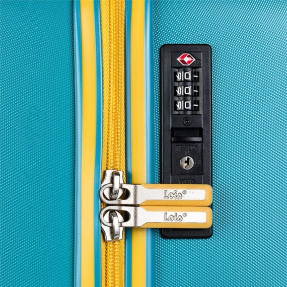 Lois Mala/Trolley de Viagem Médio 66cm 4 Rodas Spinner ZION Azul - Ref. 237.17110001B(3)