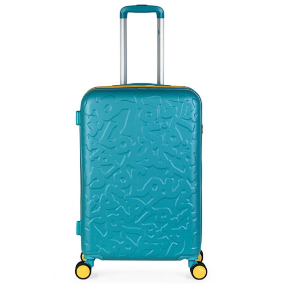 Lois Mala/Trolley de Viagem Médio 66cm 4 Rodas Spinner ZION Azul - Ref. 237.17110001B(7)