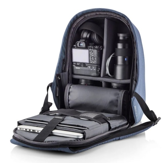 XD Design Mochila para Portátil 15.6’’ Anti-Roubo Bobby Hero Regular Azul - Ref. 309.P705299(13) XD Design Mochila para Portátil 15.6’’ Anti-Roubo Bobby Hero Regular Azul - Ref. 309.P705299(13)