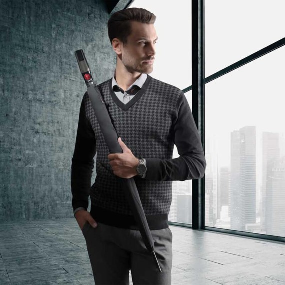 Guarda-Chuva Knirps Comprido Strick T.900 Automatic Preto - Ref. 300.9639001000(2) Guarda-Chuva Knirps Comprido Strick T.900 Automatic Preto - Ref. 300.9639001000(2)