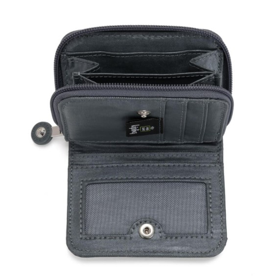 Kipling Carteira de Senhora TOPS Steel Grey Metallic - Ref. 187.K13215H55(1)