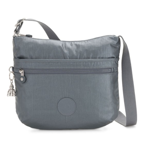 Kipling Mala de Tiracolo ARTO Steel Grey Metallic - Ref. 187.K10878H55