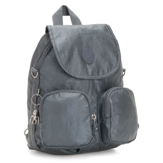Kipling Mochila FIREFLY UP Steel Grey Metallic - Ref. 187.K23512H55(3)