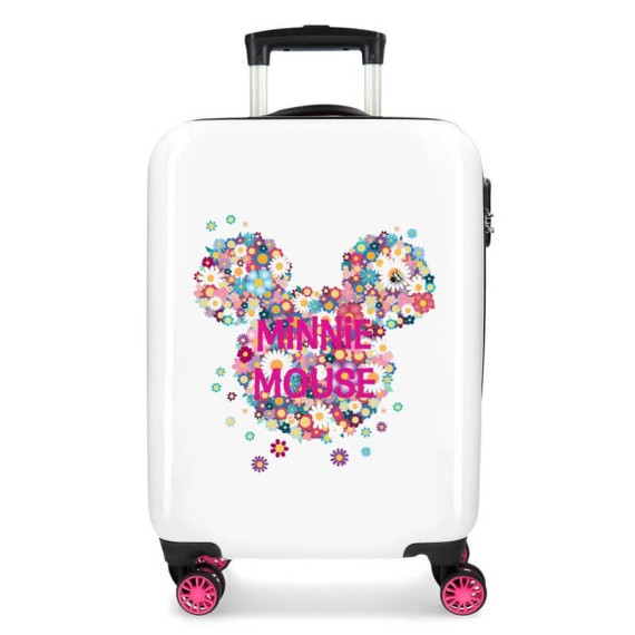 Mala de Cabine / Trolley de Cabine 55cm 4 Rodas MINNIE Sunndy Day Fuchsia | Ref. 186.3051721
