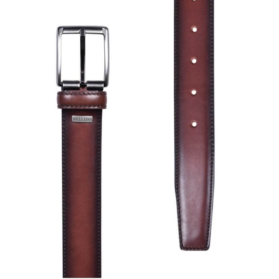 Cinto de Homem 100cm Miguel Bellido Castanho Fumado | Ref. 243.385CF100