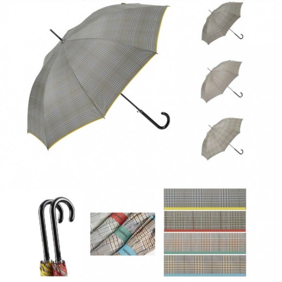 Guarda Chuva Ezpeleta Sra. Comprido Automático Vermelho | Ref. 104.10705VERM