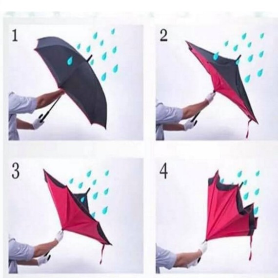 Guarda-Chuva RST Invertido Unisexo Burro - Ref. 285.F714B(4)