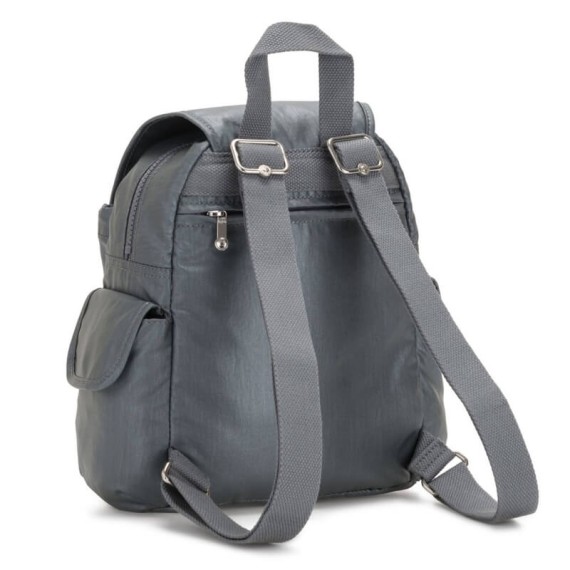 Kipling Mochila CITY PACK MINI Steel Grey Metallic - Ref. 187.KI2671H55(3) Kipling Mochila CITY PACK MINI Steel Grey Metallic - Ref. 187.KI2671H55(3)