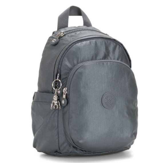 Kipling Mochila DELIA MINI Steel Grey Metallic - Ref. 187.KI4966H55(5)