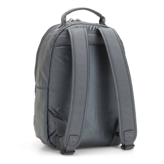 Kipling Mochila SEOUL S Steel Grey Metallic - Ref. 187.KI3789H55(4)