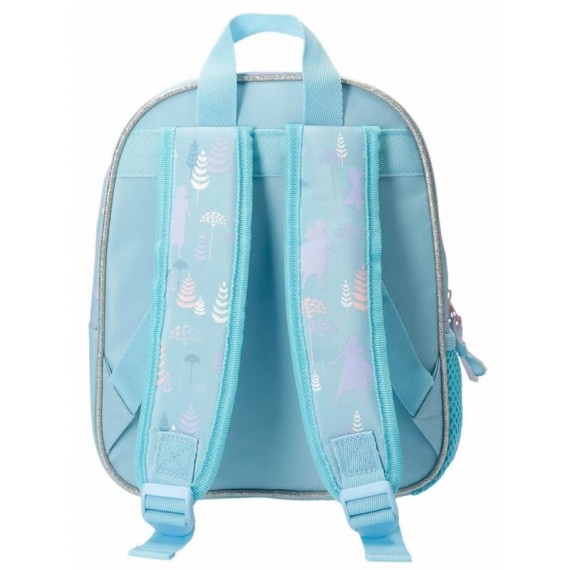 Mochila Pré-Escolar Frozen 28cm Adaptável TRUE TO MYSELF Azul | Ref. 186.47621B1