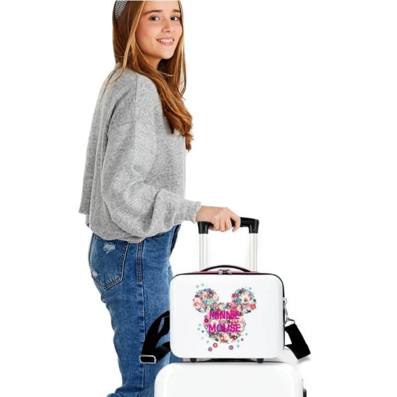 Necessaire Adaptável a Trolley MINNIE Sunny Day Flores Fuchsia | Ref. 186.3053921 Necessaire Adaptável a Trolley MINNIE Sunny Day Flores Fuchsia | Ref. 186.3053921