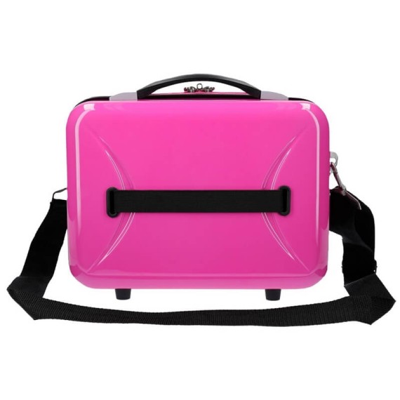 Necessaire Adaptável a Trolley MINNIE Sunny Day Flores Fuchsia | Ref. 186.3053921 Necessaire Adaptável a Trolley MINNIE Sunny Day Flores Fuchsia | Ref. 186.3053921