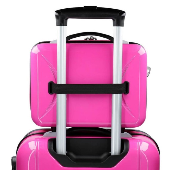 Necessaire Adaptável a Trolley MINNIE Sunny Day Flores Fuchsia | Ref. 186.3053921 Necessaire Adaptável a Trolley MINNIE Sunny Day Flores Fuchsia | Ref. 186.3053921