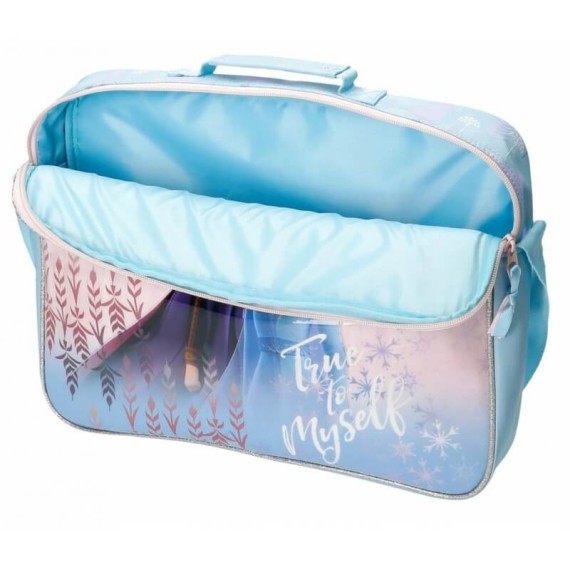 Pasta Escolar Frozen TRUE TO MYSELF Azul | Ref. 186.4765361
