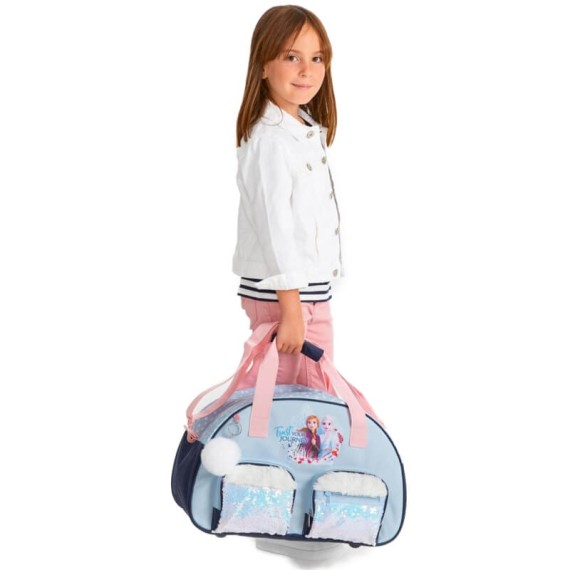 Saco de Viagem Frozen 45cm TRUST YOUR JOURNEY Azul | Ref. 186.2543161