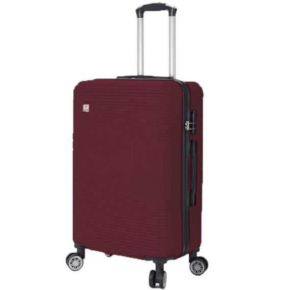 Benzi Mala de Cabine / Trolley 55cm 4 Rodas Spinner Bordô | Ref. 288.BZ5417A-BO