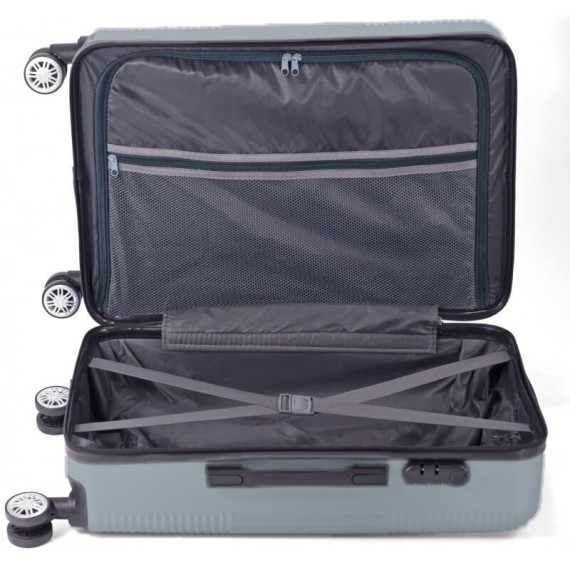 Benzi Mala de Cabine / Trolley 55cm 4 Rodas Spinner Cinzenta | Ref. 288.BZ5417A-CI