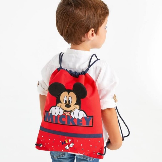Mochila Saco HAPPY MICKEY Vermelha | Ref. 186.2533761 Mochila Saco HAPPY MICKEY Vermelha | Ref. 186.2533761