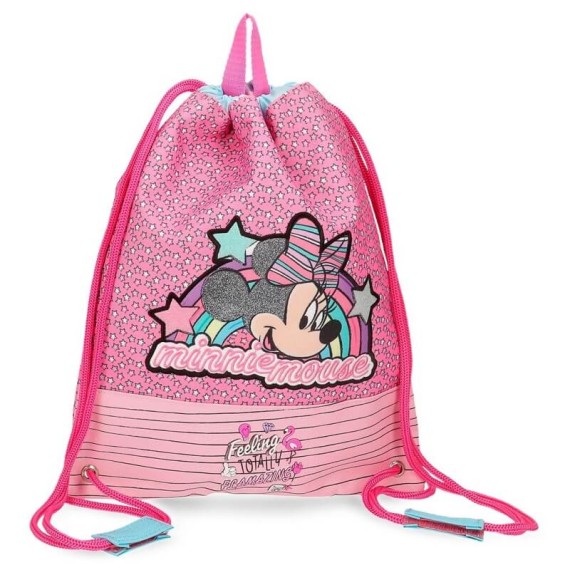 Mochila Saco Minnie PINK VIBES Rosa | Ref. 186.2513761