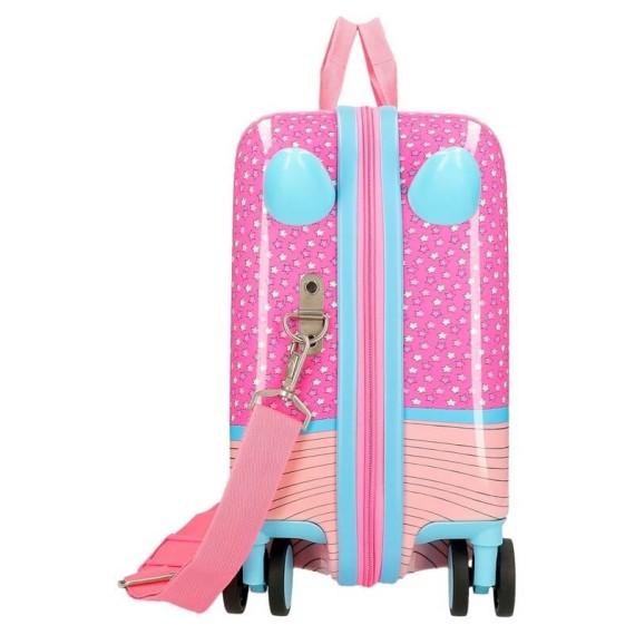 Mala Infantil com 4 Rodas Minnie PINK VIBES | Ref. 186.2519861