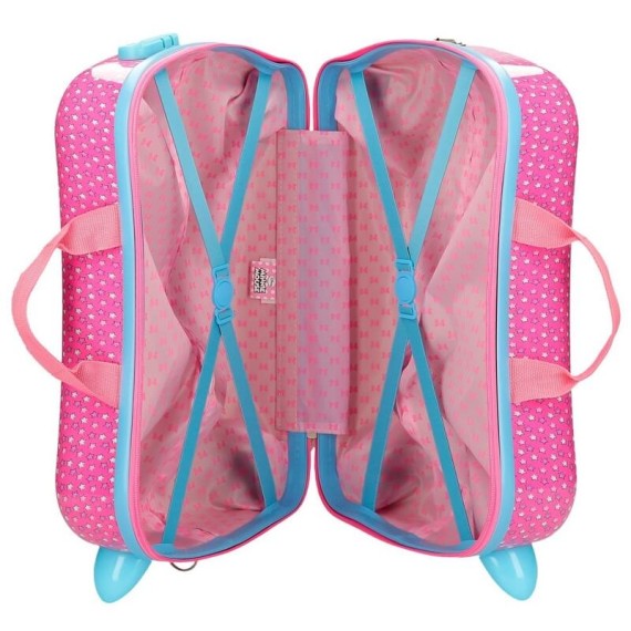 Mala Infantil com 4 Rodas Minnie PINK VIBES | Ref. 186.2519861