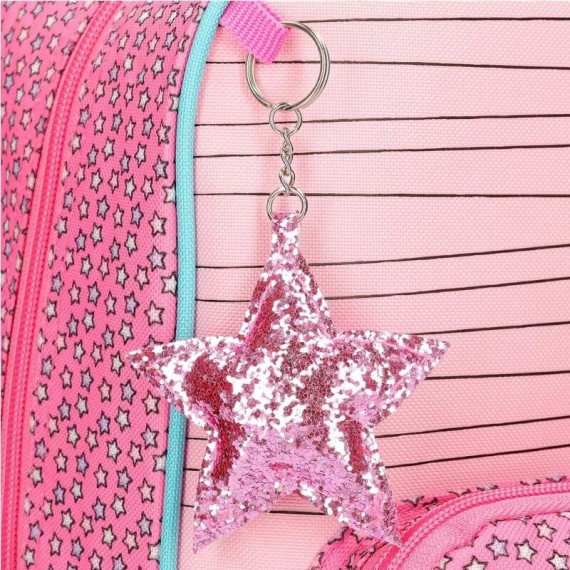 Mochila Pré-Escolar 32 cm Adaptável Minnie PINK VIBES | Ref. 186.25122B1