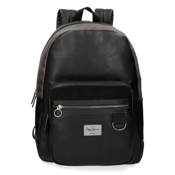 Mochila Pepe Jeans para Portátil 15.6'' MILLER Preto | Ref. 186.7792361