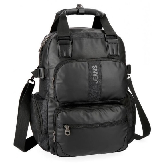 Mochila Pepe Jeans para Portátil 13.3'' BROMLEY Preto | Ref. 186.7352461