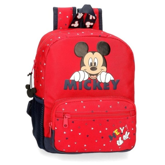 Mochila Pré-Escolar 28cm Adaptável HAPPY MICKEY | Ref. 186.25321B1