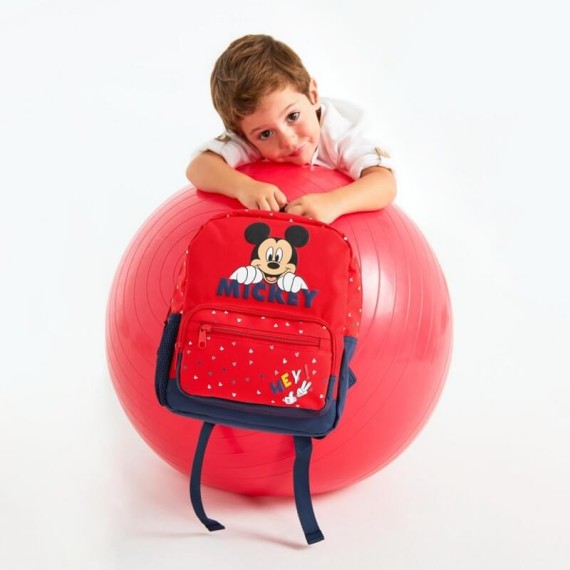 Mochila Pré-Escolar 28cm Adaptável HAPPY MICKEY | Ref. 186.25321B1 Mochila Pré-Escolar 28cm Adaptável HAPPY MICKEY | Ref. 186.25321B1