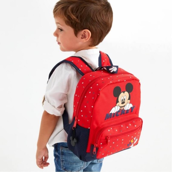 Mochila Pré-Escolar 28cm Adaptável HAPPY MICKEY | Ref. 186.25321B1 Mochila Pré-Escolar 28cm Adaptável HAPPY MICKEY | Ref. 186.25321B1