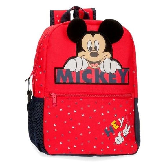 Mochila Pré-Escolar 32cm Adaptável HAPPY MICKEY | Ref. 186.25322B1