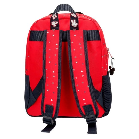 Mochila Pré-Escolar 32cm Adaptável HAPPY MICKEY | Ref. 186.25322B1