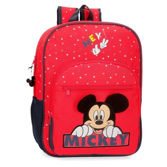 Mochila Escolar Adaptável 38cm HAPPY MICKEY | Ref. 186.25323B1