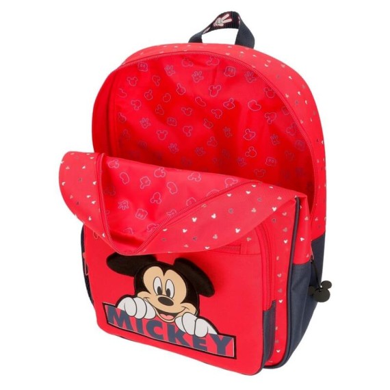 Mochila Escolar Adaptável 38cm HAPPY MICKEY | Ref. 186.25323B1 Mochila Escolar Adaptável 38cm HAPPY MICKEY | Ref. 186.25323B1