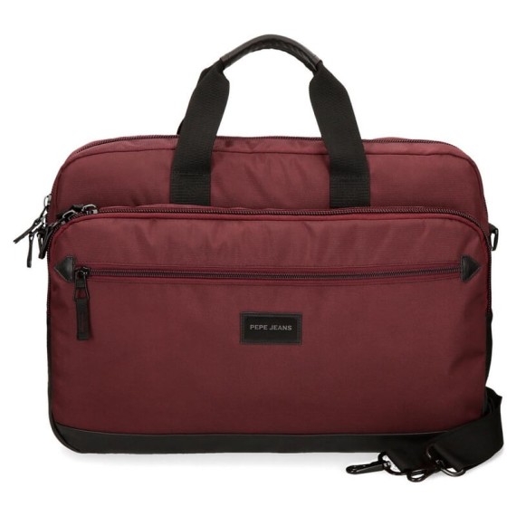 Pasta para Portátil 15.6'' Pepe Jeans LAMBERT Bordô | Ref. 186.7816562
