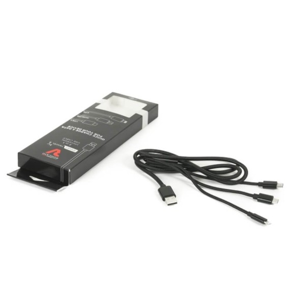 Roncato Acessório Cabo Universal USB 3 em 1 Preto | Ref. 9940916500