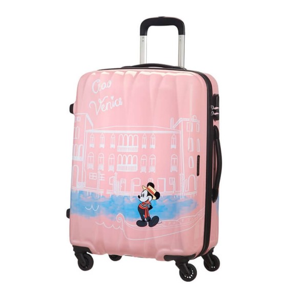 American Tourister Mala/Trolley de Viagem Médio 65cm 4 Rodas Spinner DISNEY LEGENDS Mickey Veneza | Ref. 9219C00780