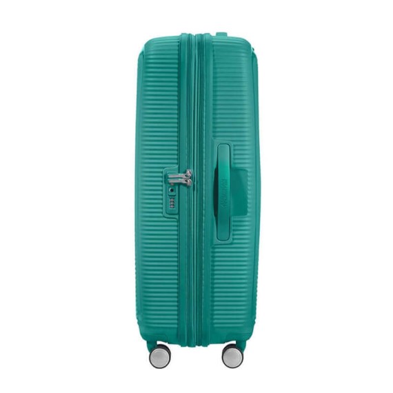 American Tourister Mala/Trolley de Viagem Grande 77cm 4 Rodas Spinner Expansível SOUNDBOX Forest Green | Ref. 9232G00324 American Tourister Mala/Trolley de Viagem Grande 77cm 4 Rodas Spinner Expansível SOUNDBOX Forest Green | Ref. 9232G00324